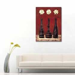 Vazodaki Papatyalar Kanvas Tablo - 