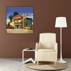 Vintage Coffee Kanvas Tablo - 