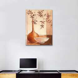 Vintage Naturmort Vazo Kanvas Tablo - 