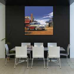 Vintage Otomobil 1 Kanvas Tablo - 