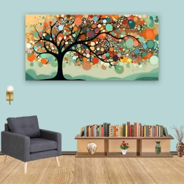 Votive Tree Kanvas Tablo - 1