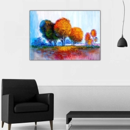 Yağlı Boya Ağaçlar ve Doğa 2 Tablosu - 