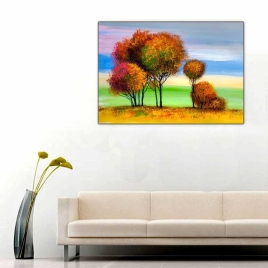 Yağlı Boya Ağaçlar ve Doğa 3 Tablosu - 