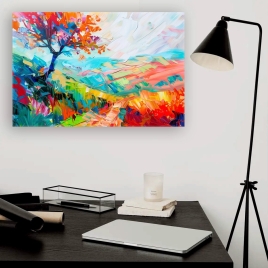 Yağlı Boya Manzara Kanvas Tablo - 