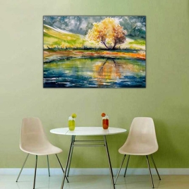 Yağlı Boya Manzara Tablosu - 