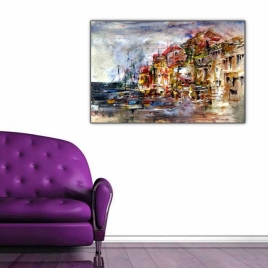 Yağlı Boya Manzara Tablosu - 