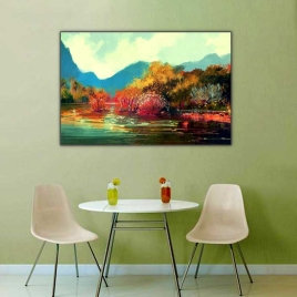 Yağlı Boya Manzara Tablosu 1 - 