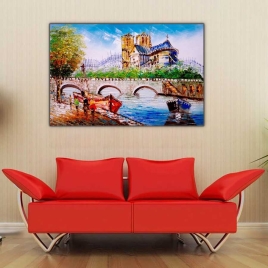 Yağlı Boya Manzara Tablosu - 