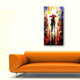 Yağmurda Yürüyüş Tablo - 