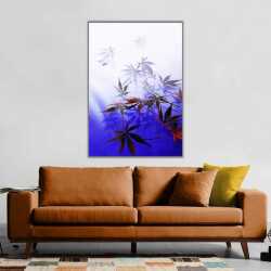 Yapraklar Kanvas Tablo - 