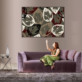 Yapraklar Kanvas Tablo 3 - 
