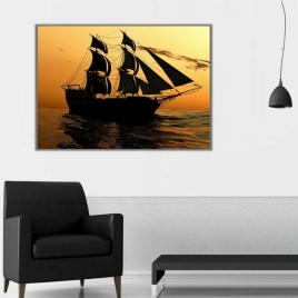 Yelkenli Yolculuğu Kanvas Tablo - 