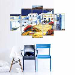 Yunanistan Adaları Kanvas Tablo - 